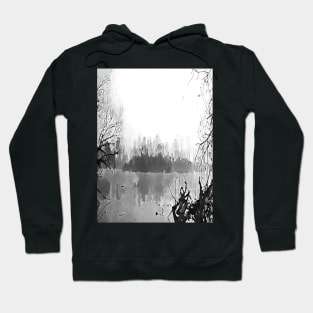 river forest landscape Hoodie